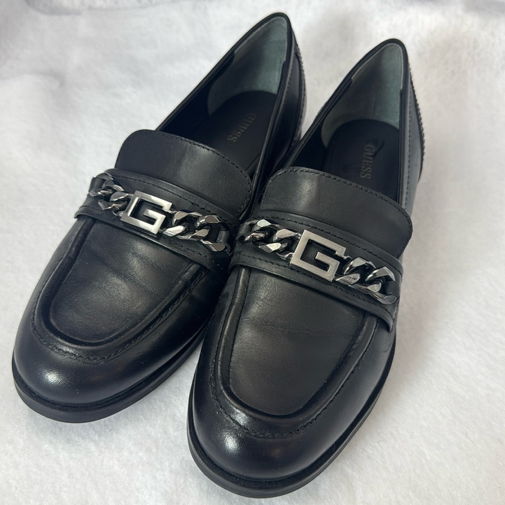 Women’s Black Guess Loafers